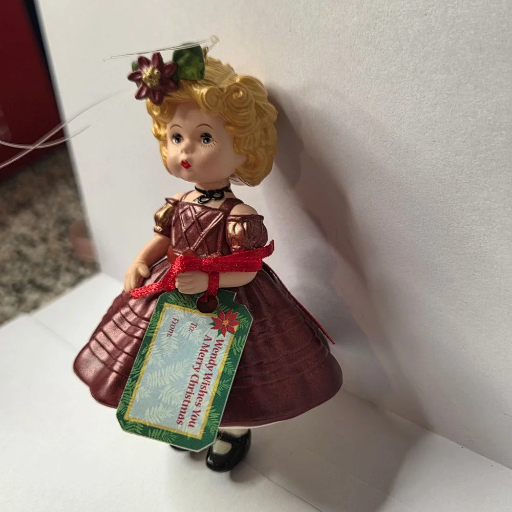 Hallmark 2015 Madame Alexander Wendy Wishes You a Merry Christmas Ornament 20th